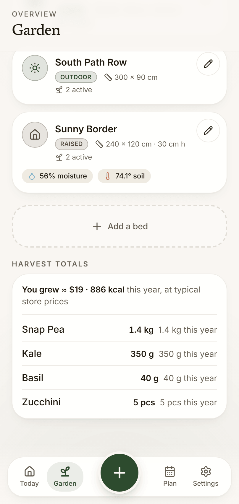 Siltwell app — harvest-rollup
