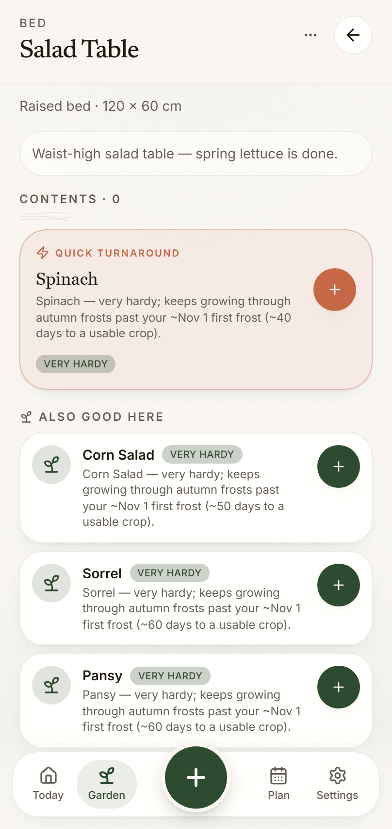 Siltwell app — succession-suggestions